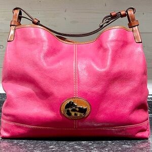 Dooney & Bourke Large Fuchsia Champ Fairfield Sac “discontinued model” hobo